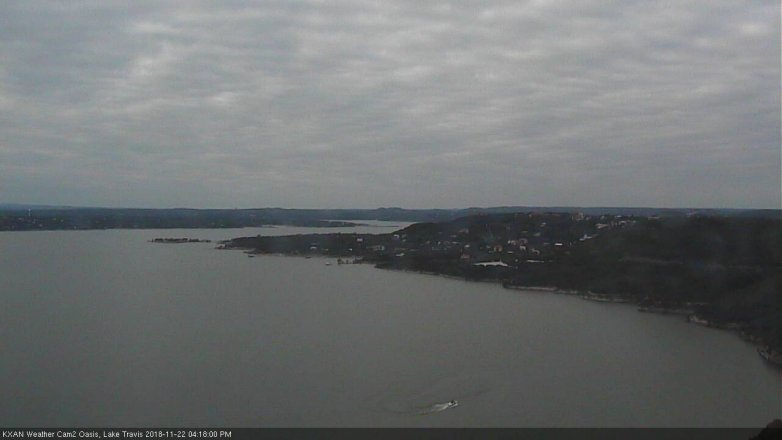 Lake Travis webcam, November 22, 2018 3:20 PM CT