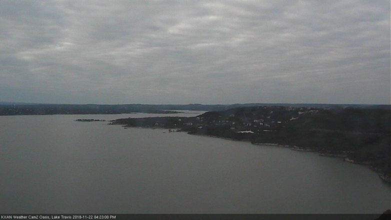 Lake Travis webcam, November 22, 2018 3:25 PM CT
