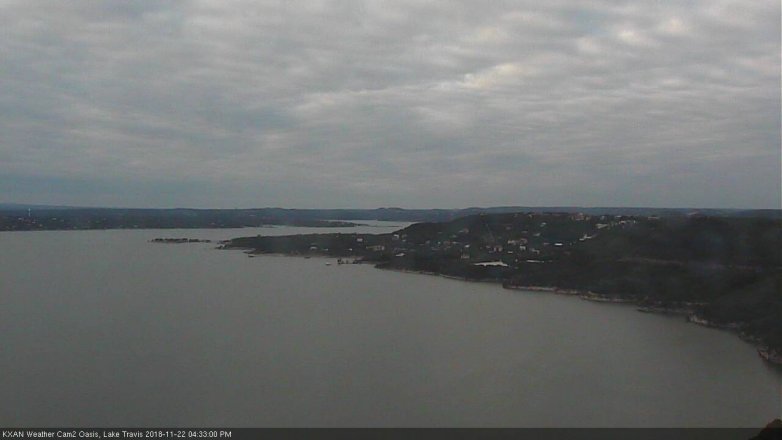 Lake Travis webcam, November 22, 2018 3:35 PM CT