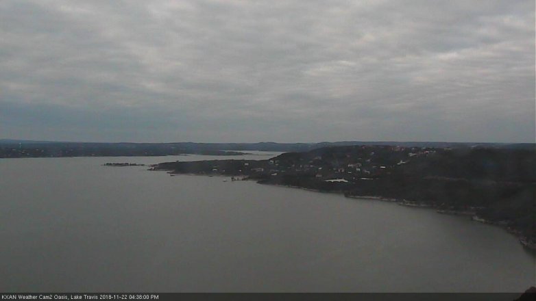 Lake Travis webcam, November 22, 2018 3:40 PM CT