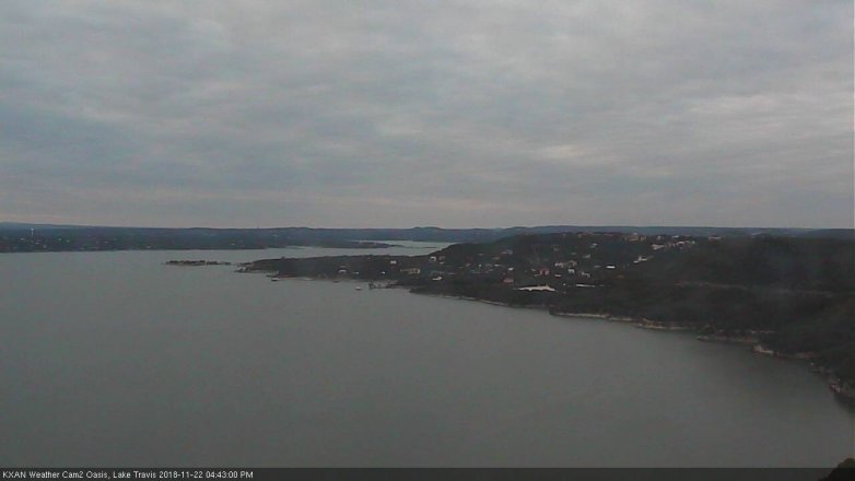 Lake Travis webcam, November 22, 2018 3:45 PM CT