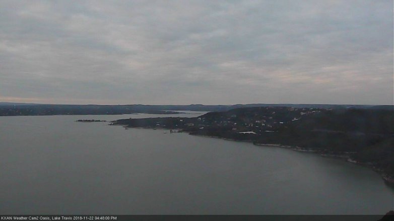 Lake Travis webcam, November 22, 2018 3:50 PM CT