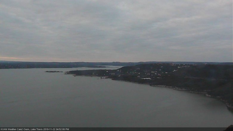 Lake Travis webcam, November 22, 2018 3:55 PM CT