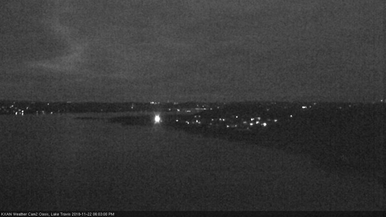 Lake Travis webcam, November 22, 2018 5:05 PM CT