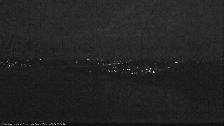 Lake Travis webcam, November 22, 2018 5:10 PM CT