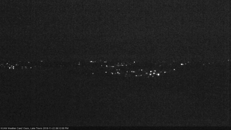 Lake Travis webcam, November 22, 2018 5:15 PM CT