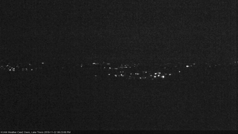 Lake Travis webcam, November 22, 2018 5:25 PM CT