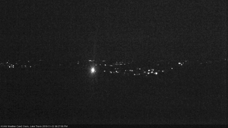 Lake Travis webcam, November 22, 2018 5:30 PM CT