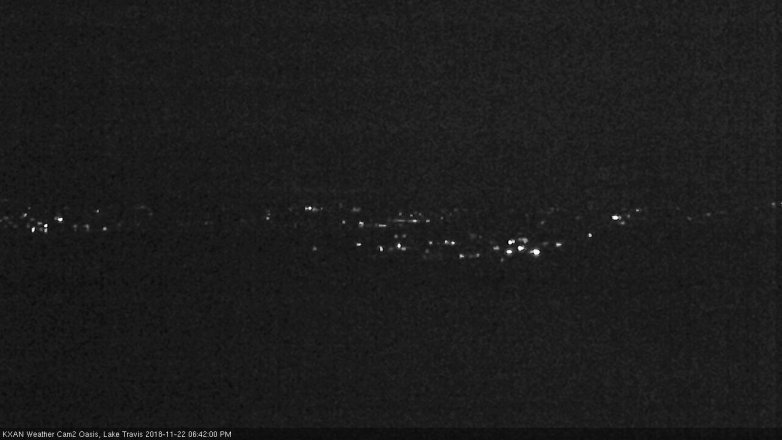 Lake Travis webcam, November 22, 2018 5:45 PM CT
