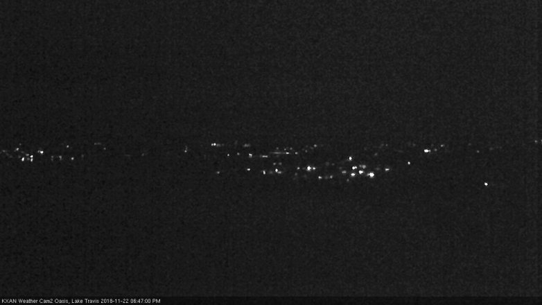 Lake Travis webcam, November 22, 2018 5:50 PM CT