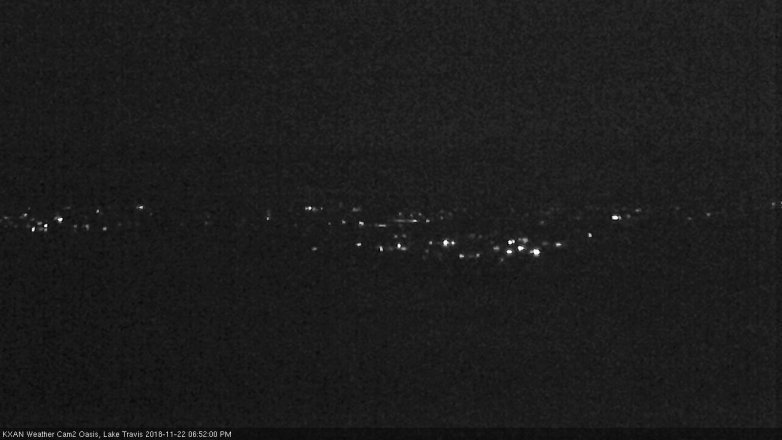 Lake Travis webcam, November 22, 2018 5:55 PM CT
