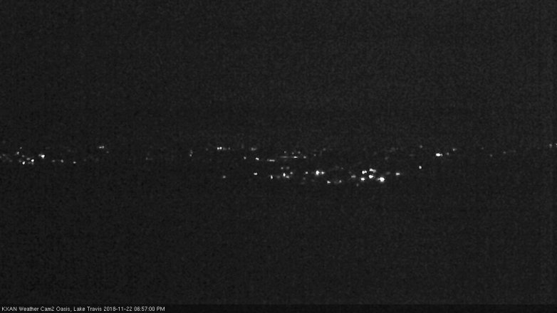 Lake Travis webcam, November 22, 2018 6:00 PM CT