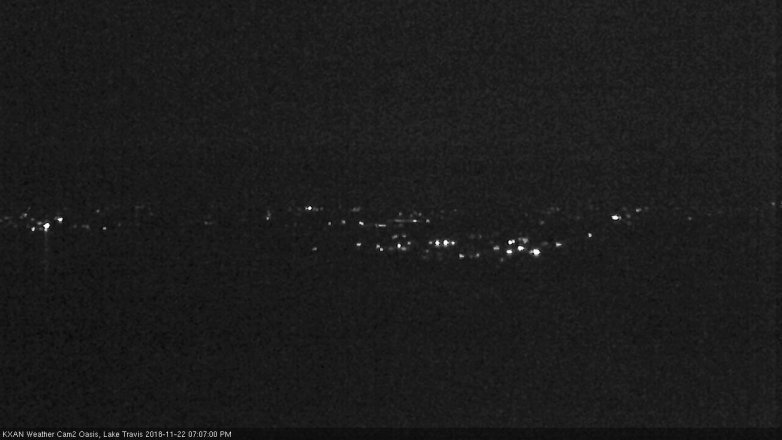 Lake Travis webcam, November 22, 2018 6:10 PM CT