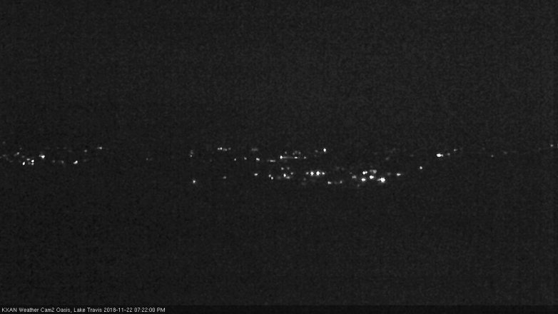Lake Travis webcam, November 22, 2018 6:25 PM CT