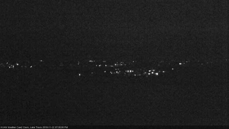 Lake Travis webcam, November 22, 2018 6:40 PM CT