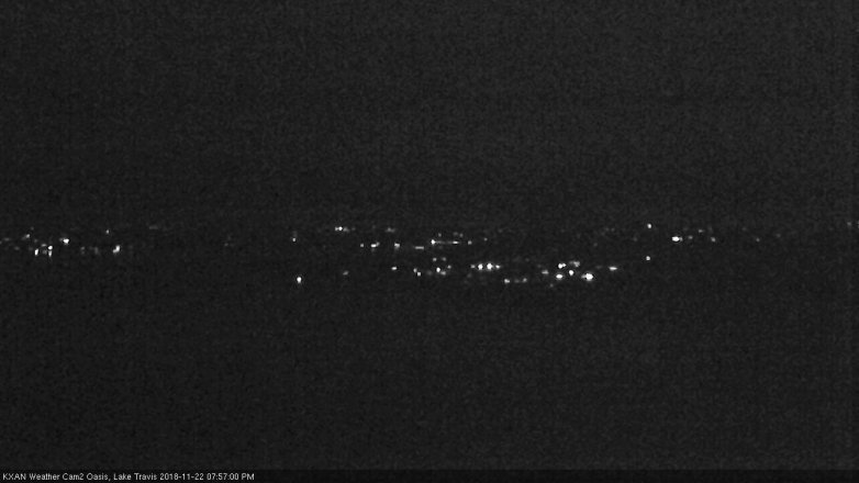 Lake Travis webcam, November 22, 2018 7:00 PM CT
