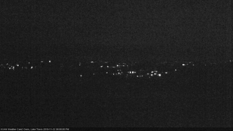 Lake Travis webcam, November 22, 2018 7:10 PM CT