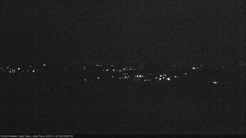 Lake Travis webcam, November 22, 2018 7:25 PM CT