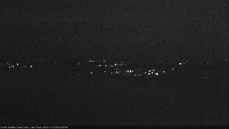 Lake Travis webcam, November 22, 2018 7:35 PM CT