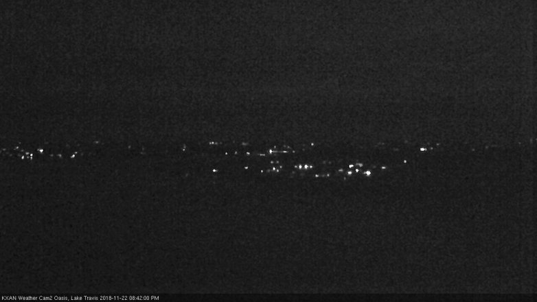 Lake Travis webcam, November 22, 2018 7:45 PM CT