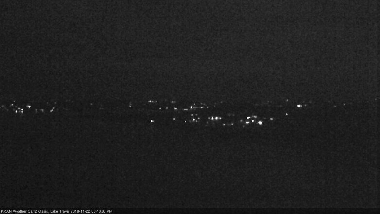 Lake Travis webcam, November 22, 2018 7:50 PM CT