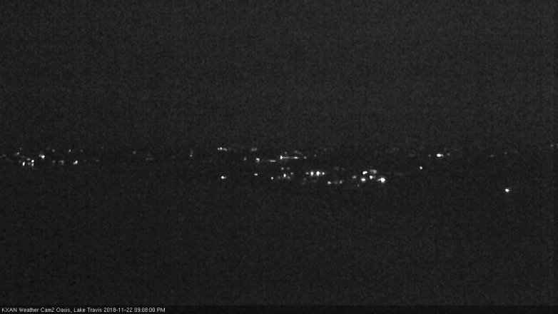 Lake Travis webcam, November 22, 2018 8:10 PM CT