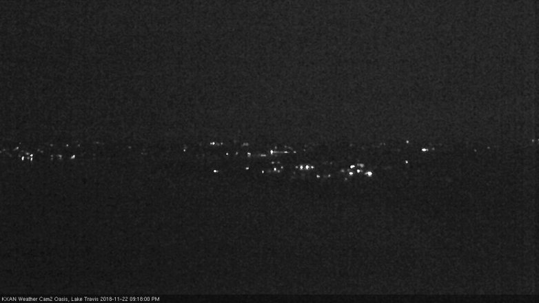 Lake Travis webcam, November 22, 2018 8:20 PM CT
