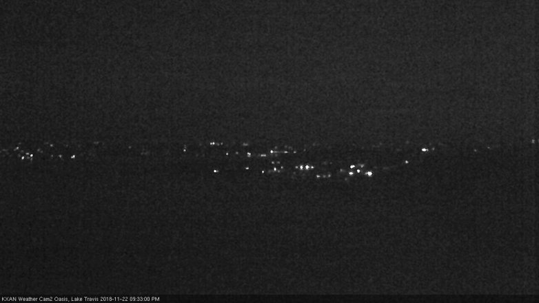 Lake Travis webcam, November 22, 2018 8:35 PM CT