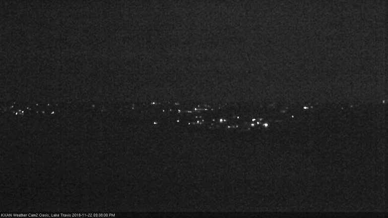 Lake Travis webcam, November 22, 2018 8:40 PM CT