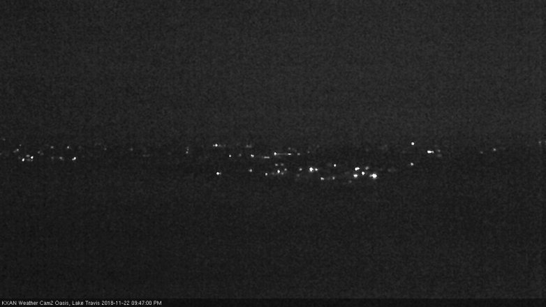 Lake Travis webcam, November 22, 2018 8:50 PM CT