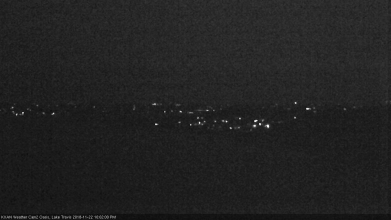 Lake Travis webcam, November 22, 2018 9:05 PM CT