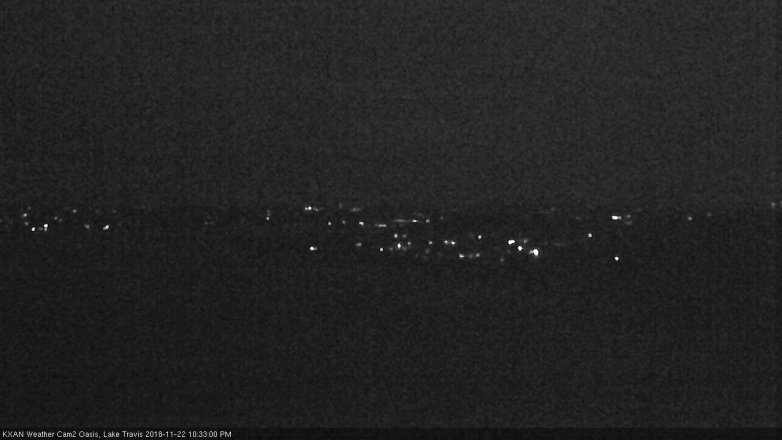Lake Travis webcam, November 22, 2018 9:35 PM CT