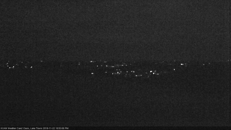 Lake Travis webcam, November 22, 2018 9:55 PM CT
