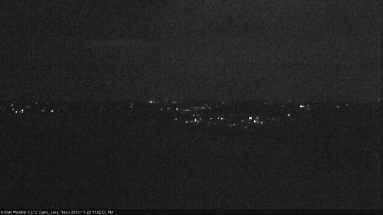 Lake Travis webcam, November 22, 2018 10:05 PM CT