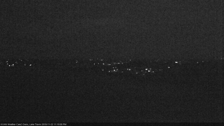 Lake Travis webcam, November 22, 2018 10:20 PM CT