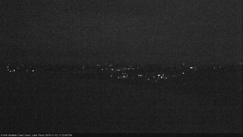 Lake Travis webcam, November 22, 2018 10:25 PM CT