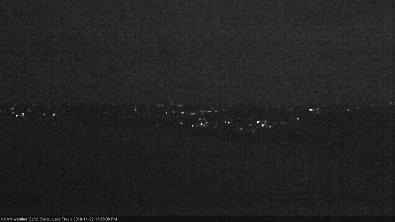 Lake Travis webcam, November 22, 2018 10:35 PM CT