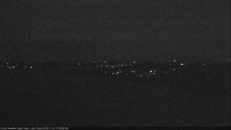 Lake Travis webcam, November 22, 2018 10:55 PM CT