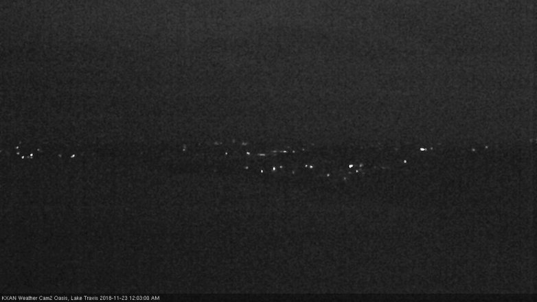 Lake Travis webcam, November 22, 2018 11:05 PM CT