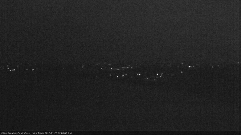Lake Travis webcam, November 22, 2018 11:10 PM CT
