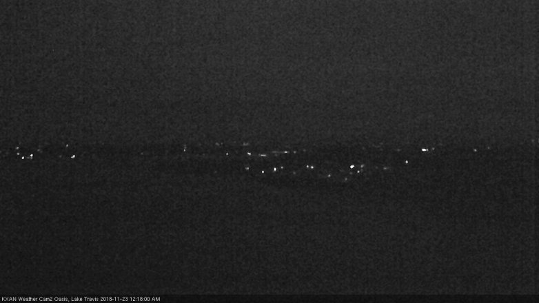 Lake Travis webcam, November 22, 2018 11:20 PM CT