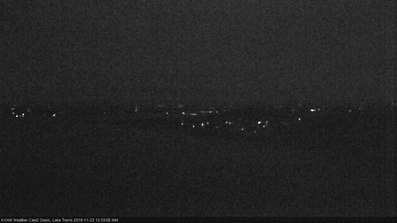 Lake Travis webcam, November 22, 2018 11:35 PM CT