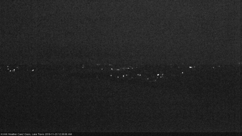 Lake Travis webcam, November 22, 2018 11:40 PM CT
