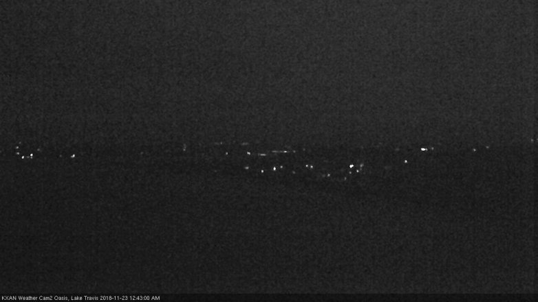 Lake Travis webcam, November 22, 2018 11:45 PM CT