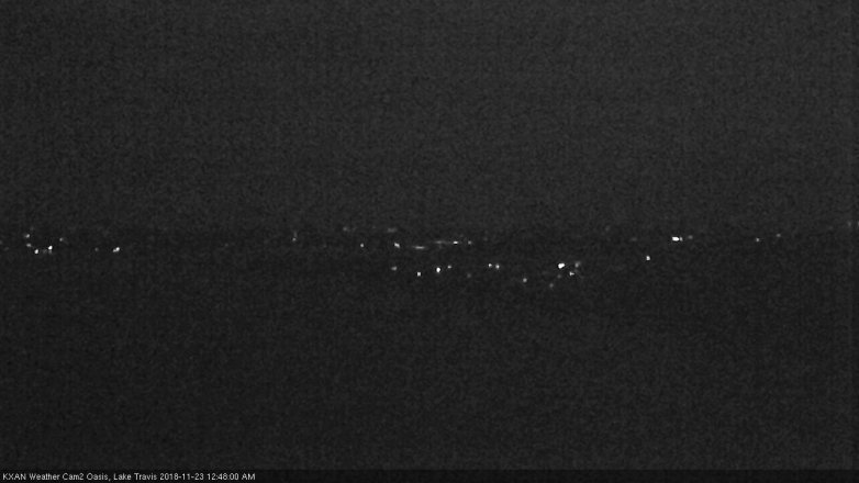 Lake Travis webcam, November 22, 2018 11:50 PM CT