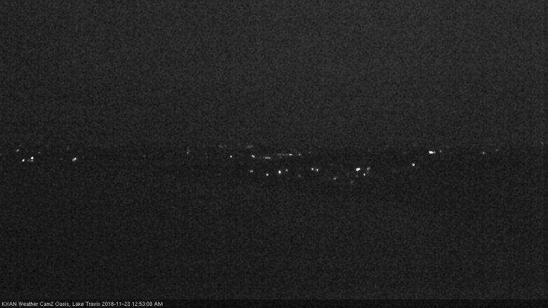 Lake Travis webcam, November 22, 2018 11:55 PM CT