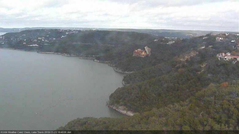 Lake Travis webcam, November 23, 2018 9:50 AM CT