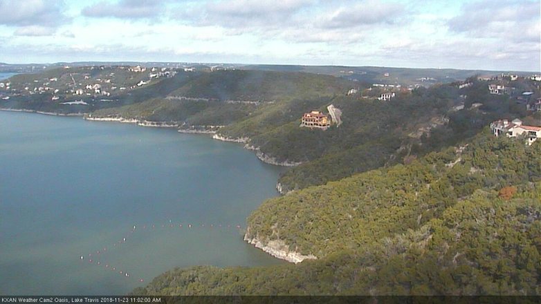 Lake Travis webcam, November 23, 2018 10:05 AM CT