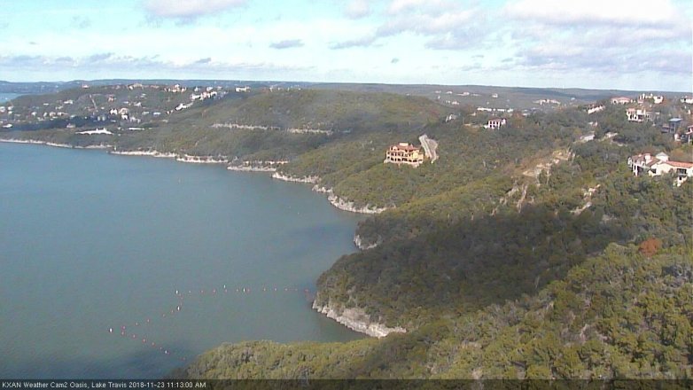 Lake Travis webcam, November 23, 2018 10:15 AM CT