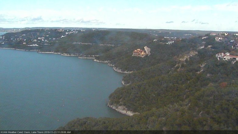 Lake Travis webcam, November 23, 2018 10:30 AM CT
